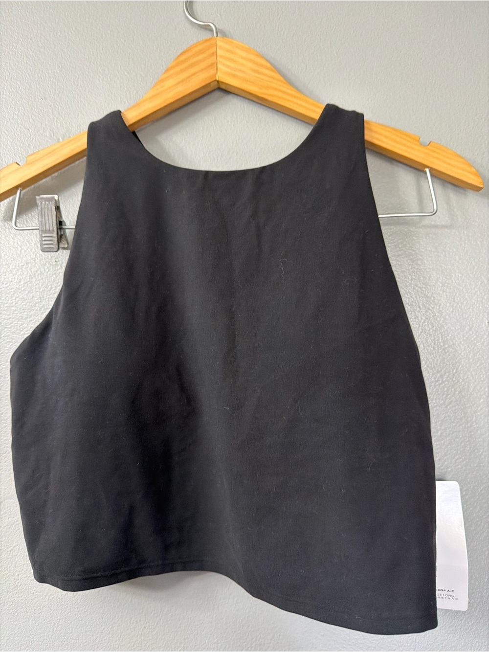 Athleta conscious crop Black High-Neck Cropped Tank XL